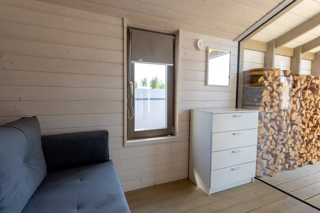 Уютный дом с печью-камином