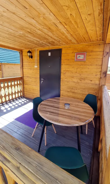 Домик с удобствами внутри