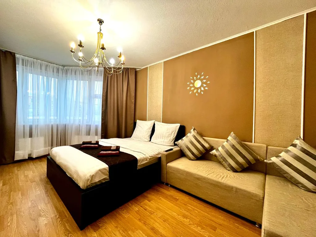 Шикарная квартира в химках для 1-4 гостей, с просторной лоджией — аренда посуточно в Химки