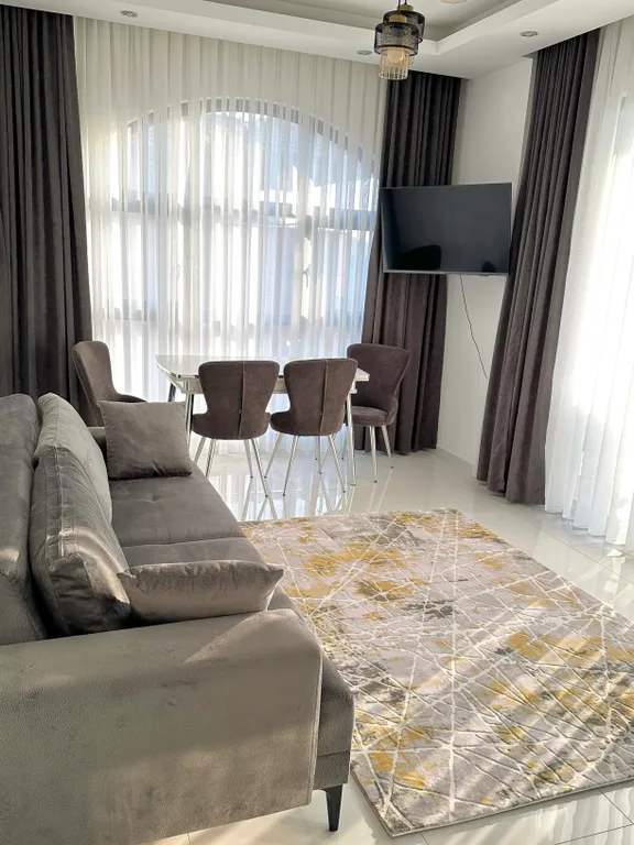 Квартира с видом на горы в 7 минутах от пляжа Клеопатра — аренда посуточно в Аланья