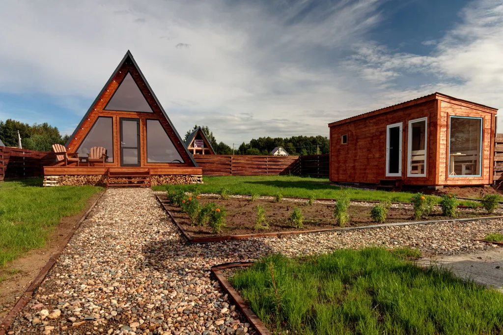 Коттедж Aframe Lux white, дом на берегу Рыбинского водохранилища — аренда посуточно в Рыбинск