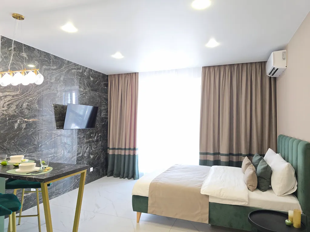 Уютная студия. Рядом Карандин Арена. Ривер парк.