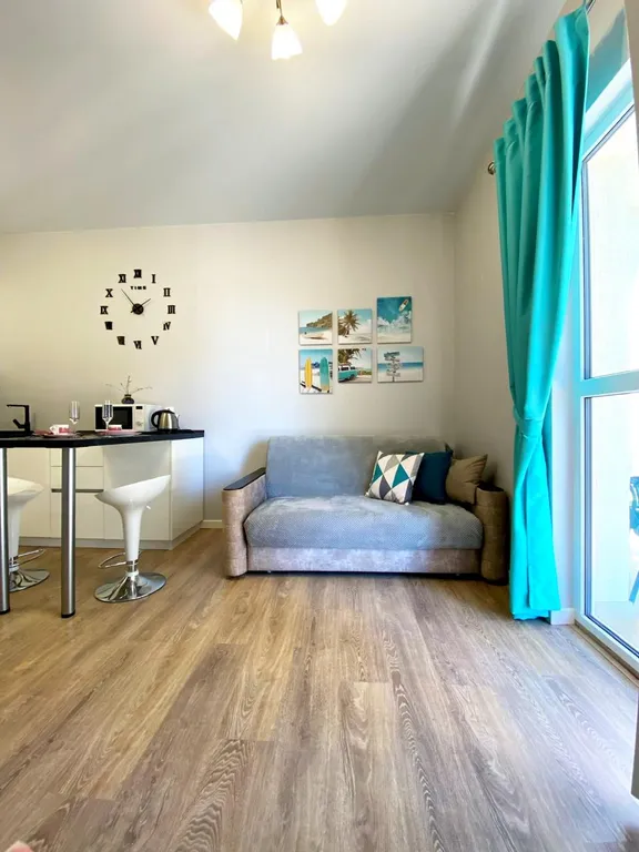 Студия с балконом и видом на море и горы ЖК Анаполис