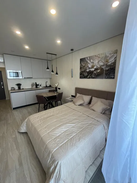 Квартира Дизайнерская студия Ls-sun rays с лучшим видом на море с 15 этажа — аренда посуточно в Алушта