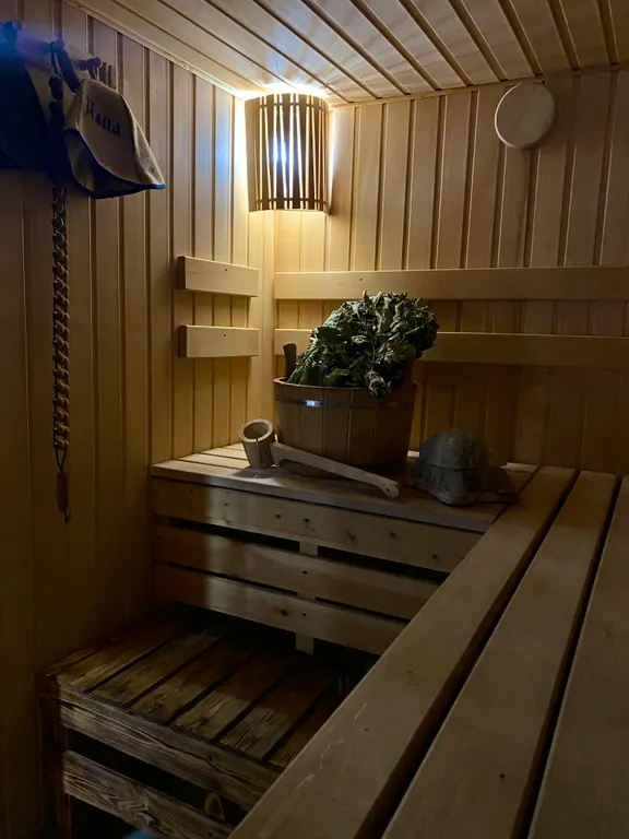 Деревенский домик с банькой