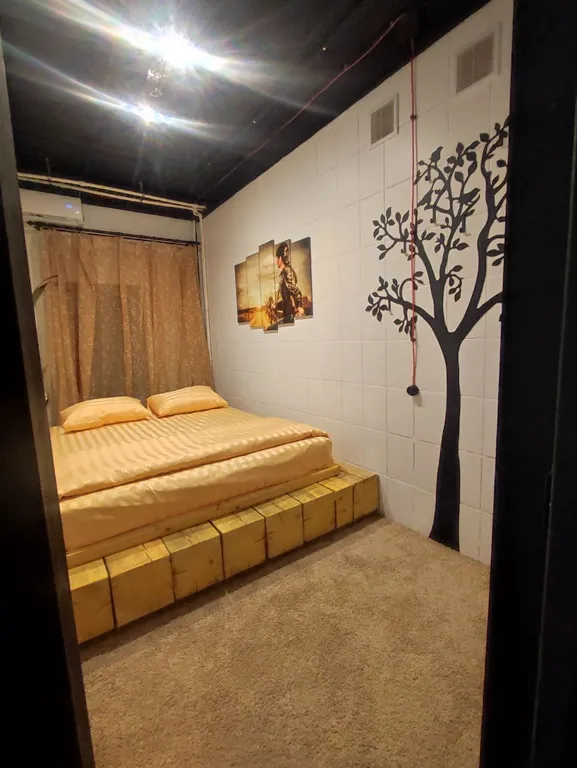 Таунхаус в стиле лофт. Проектор. 
3 минуты до Волги. Песчаный пляж.