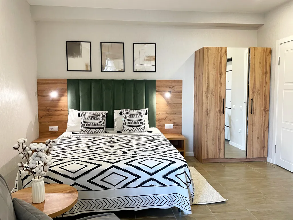 Апартамент в 3 минутах до моря с балконом и видом на море