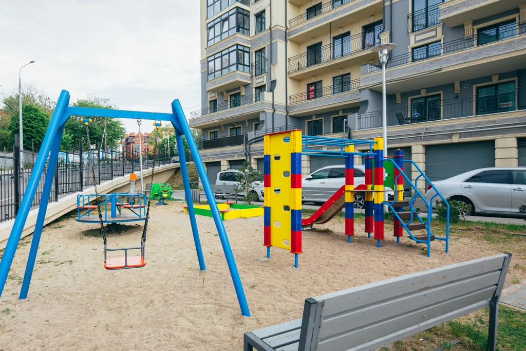 Квартира Olive marine resort с видом на море и большой террасой