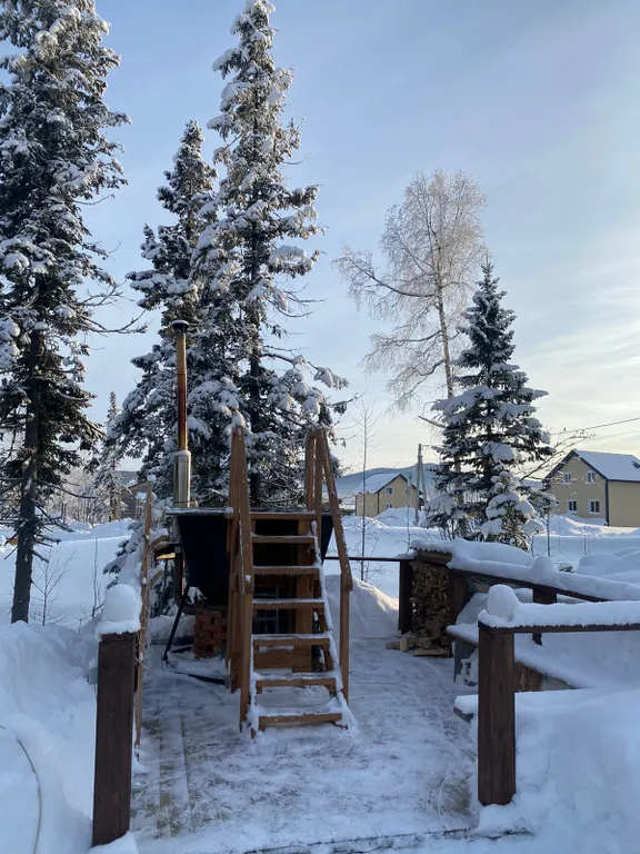 Уютный дом с видом на горы