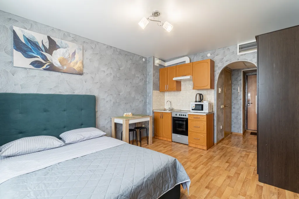 Уютная студия с видом на набережную