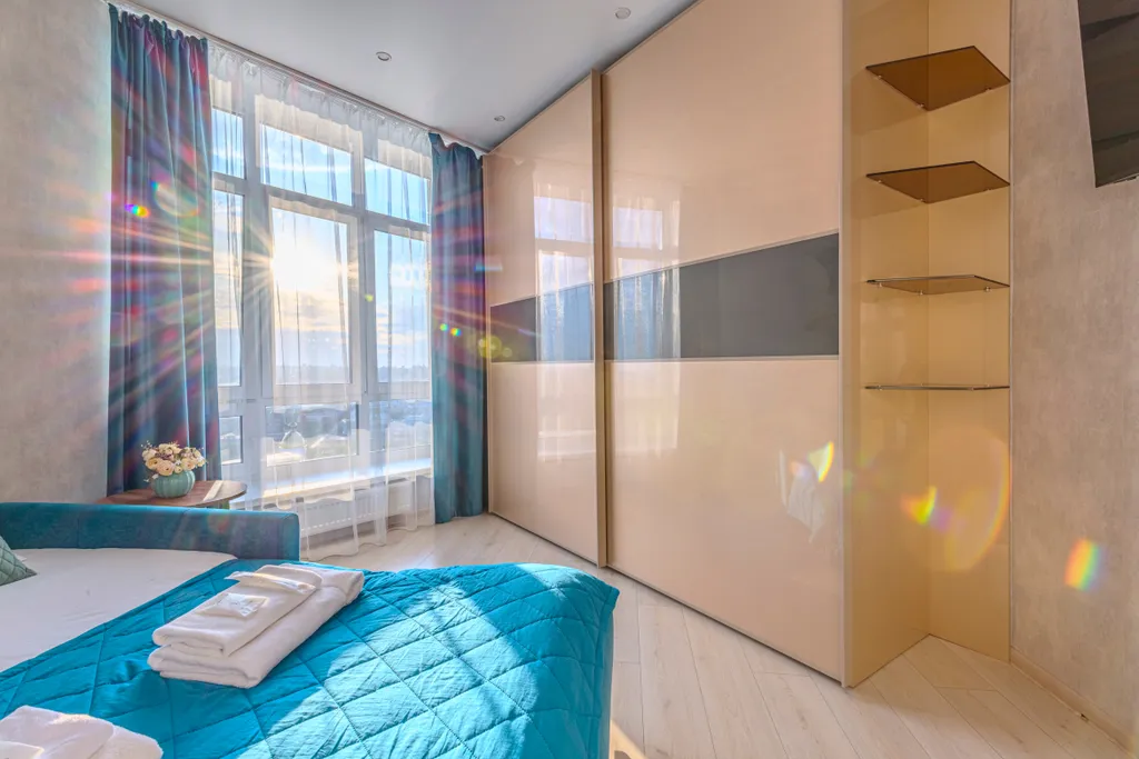 Роскошные апартаменты с видом на Волгу, кондиционер, гостиничный сервис