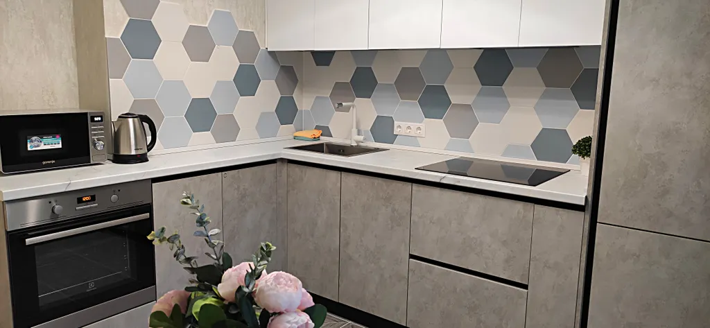 Квартира с современным ремонтом и мебелью рядом с Шереметьево