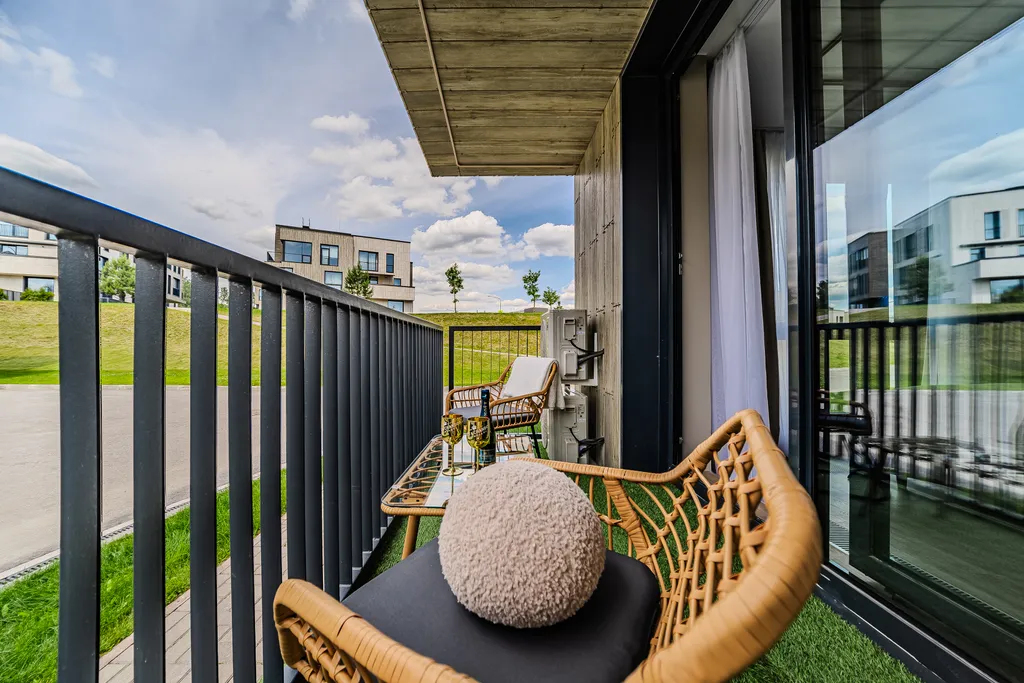 Охтаинн 6-1 с 2 спальнями с сауной и балконом