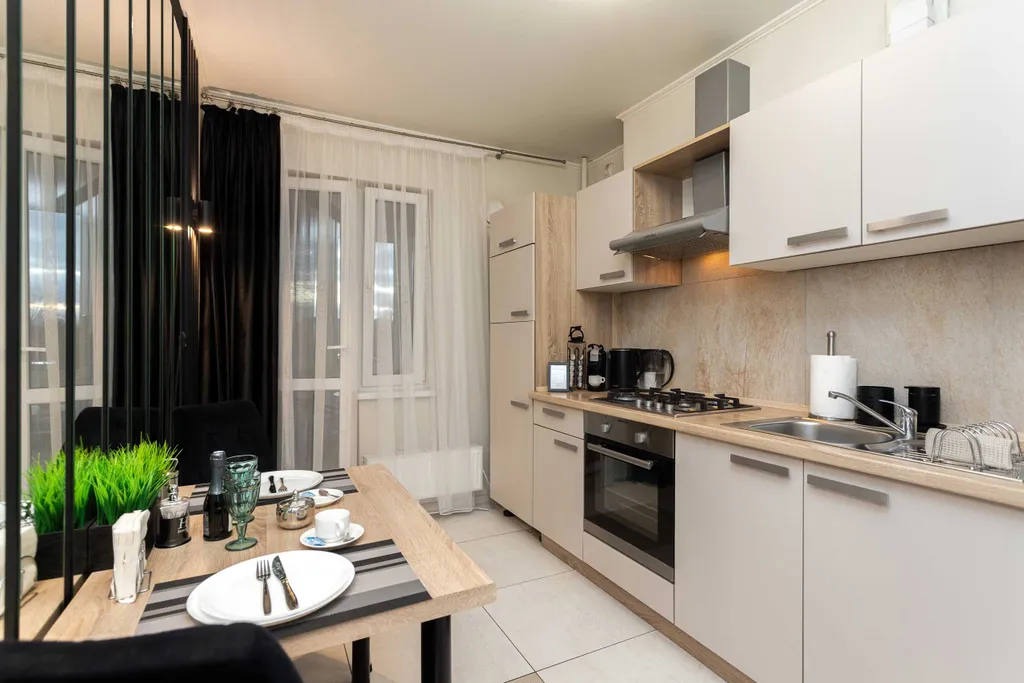 Квартира Апартаменты класс комфорт с видом на реку в центре Рыбной деревни — Калининград