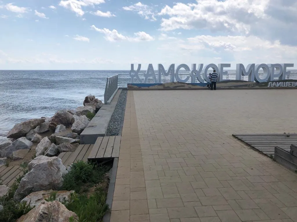 Дача с баней и кондиционером на берегу Камского моря