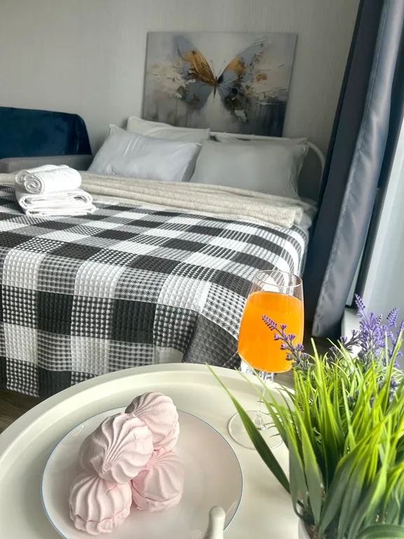 Студия с панорамным видом на Краснопольском проспекте