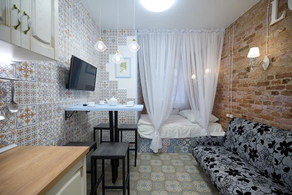 Квартира Квартира Фонтанный Лофт 3 — Санкт-Петербург