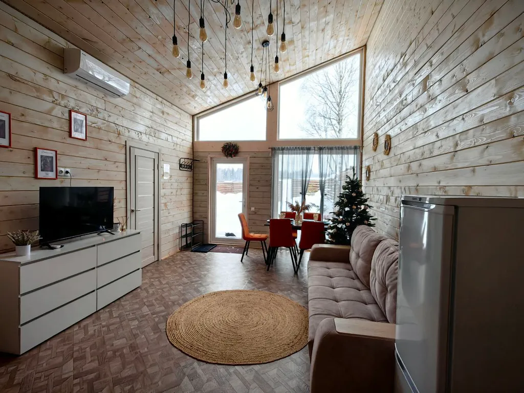 Часть дома с баней внутри