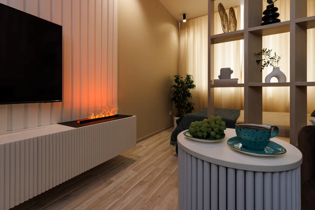 Квартира Дизайнерская квартира с камином и фитобочкой — Екатеринбург