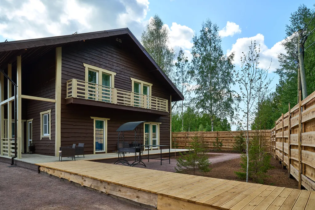 Коттедж Коттедж премиум - класса с сауной рестораном у леса — Коробицыно