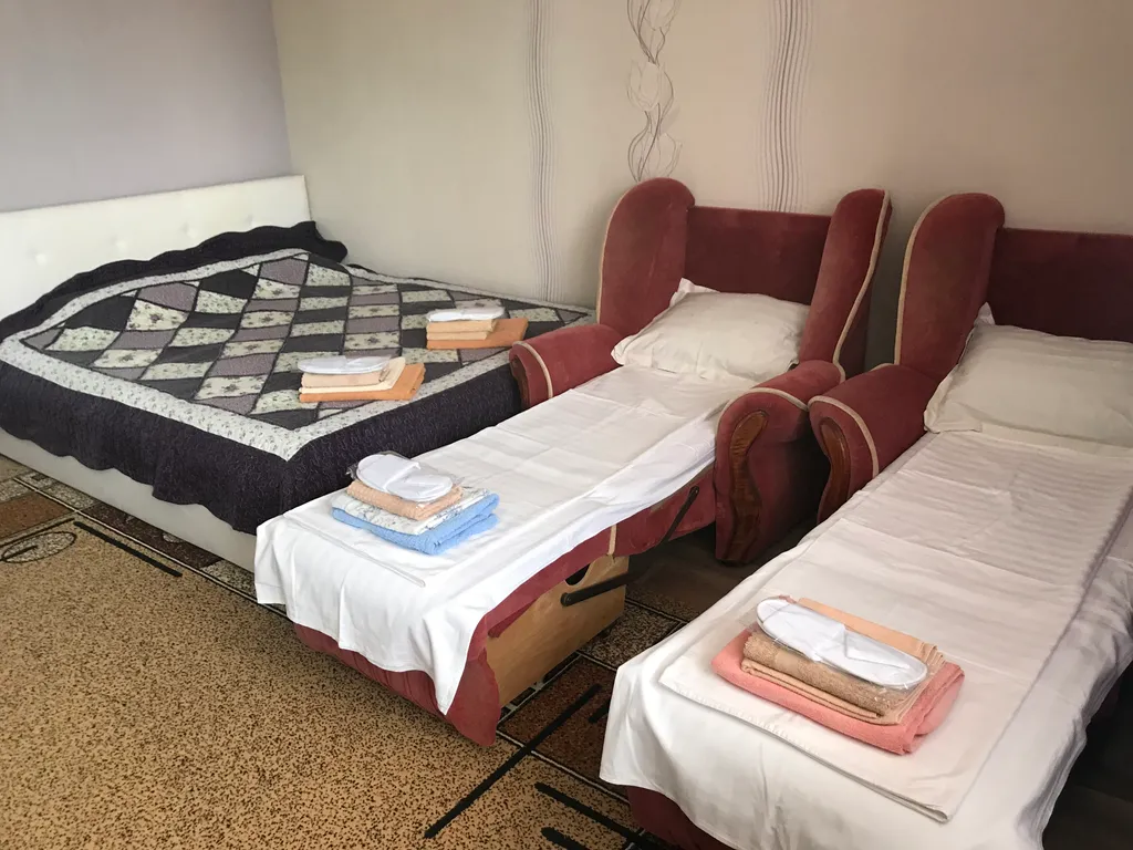 Уютная студия в частном секторе рядом с городским пляжем