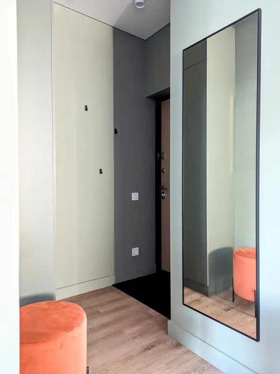 Новая квартира с видовым балконом и лыжной комнатой