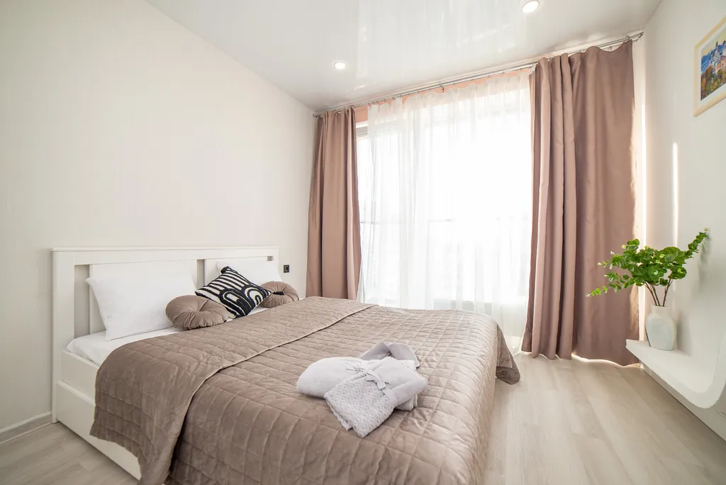 Евродвухкомнатная квартира на Чкалова 18 для 4 гостей