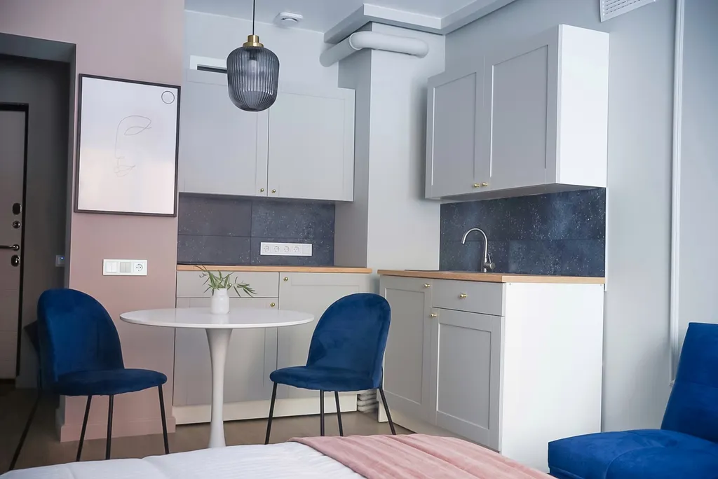 Квартира Квартира Современная студия Сиреневая у озера — Калининград