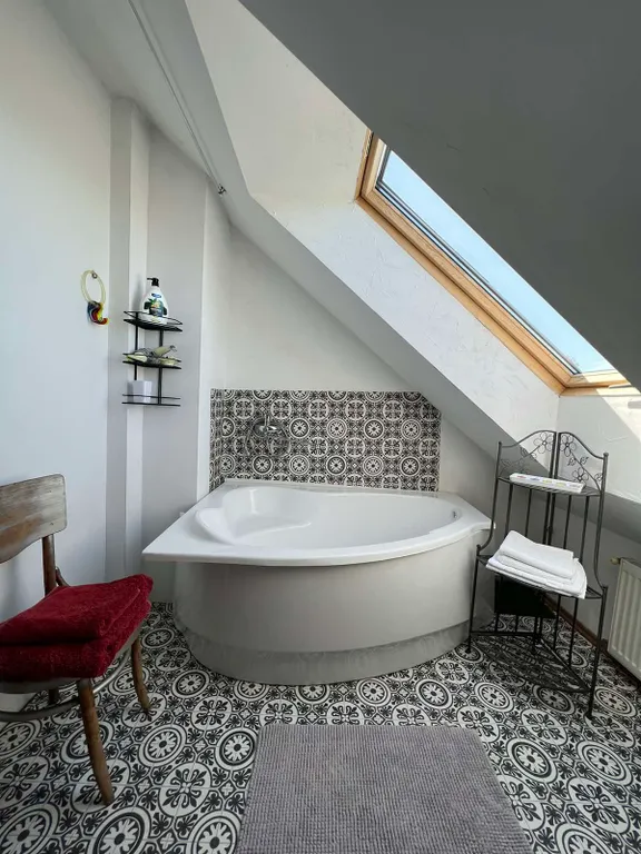 Апартаменты Рубиновый шпиль с шикарным видом на море и камином