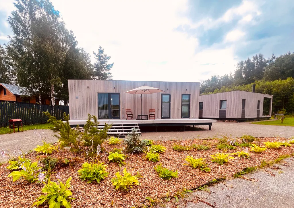 Коттедж Новый уютный домик на лесной опушке в 20 минутах от города — Санкт-Петербург