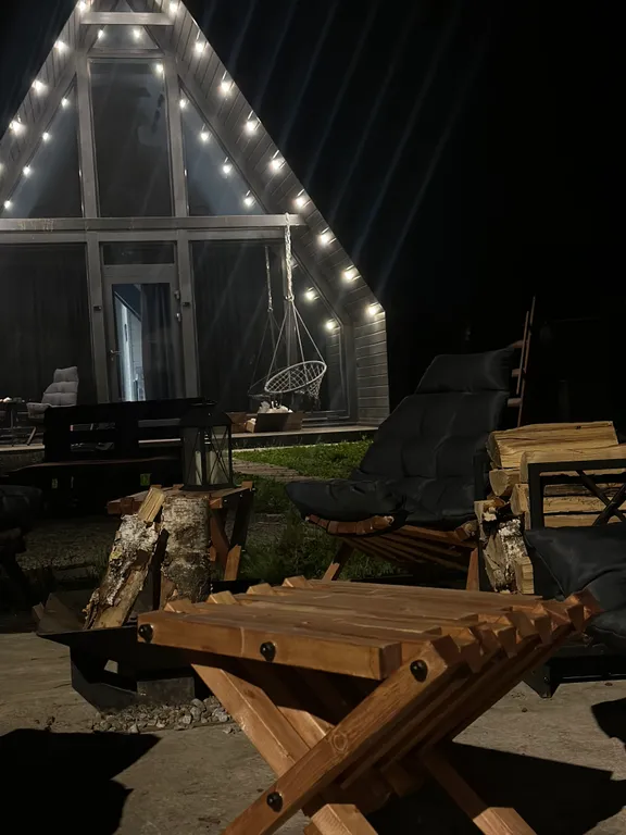 Новый А-фрейм на 5 гостей в 15 минутах от города Коломна