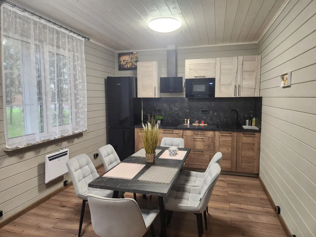 Коттедж в Forest house с сауной в лесу