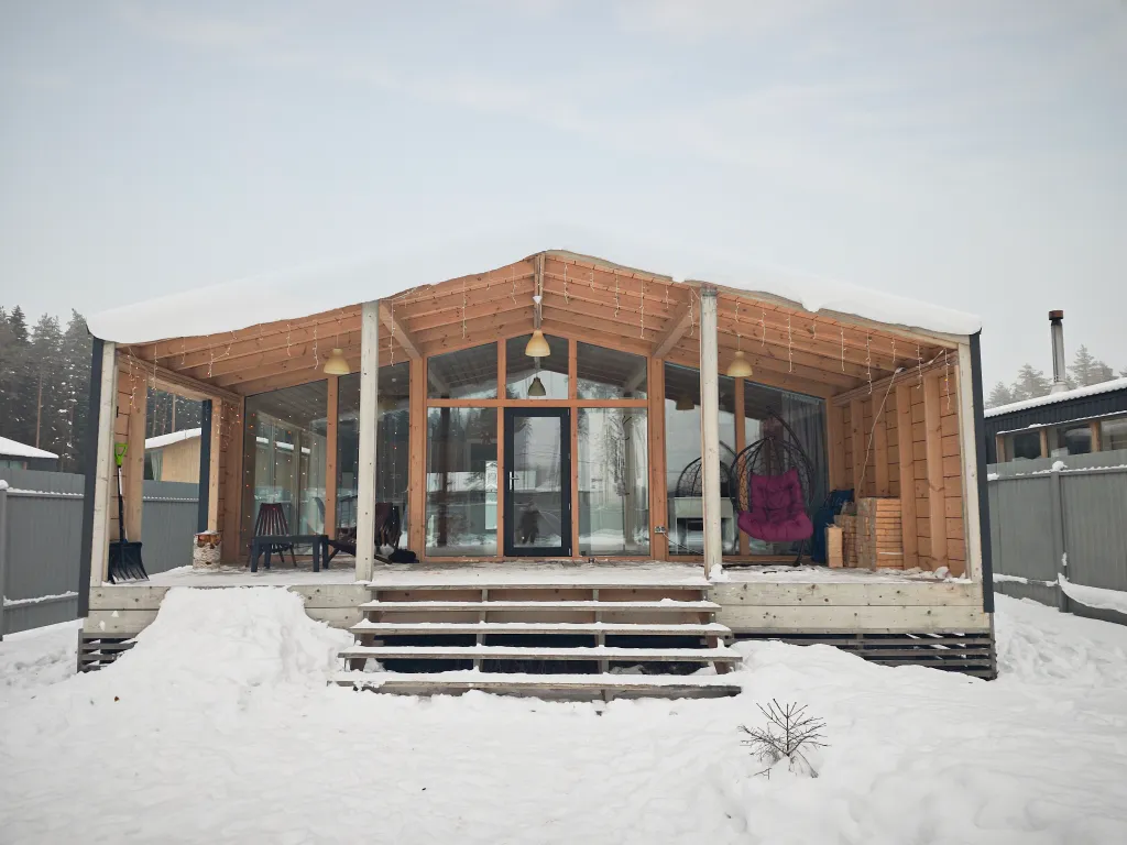 Дом у леса с камином