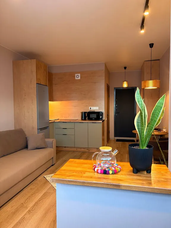 Уютная студия с прекрасным видом на город