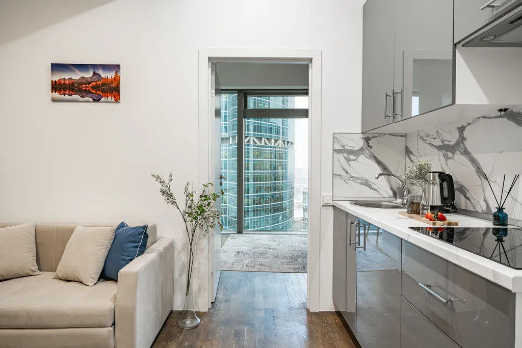 Квартира Квартира Апартамент с прекрасным видом на Москва-Сити — Москва