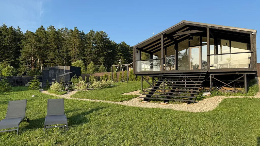 Коттедж Эксклюзивный дом с видом на шикарные закаты с сауной и купелью — Семеновское