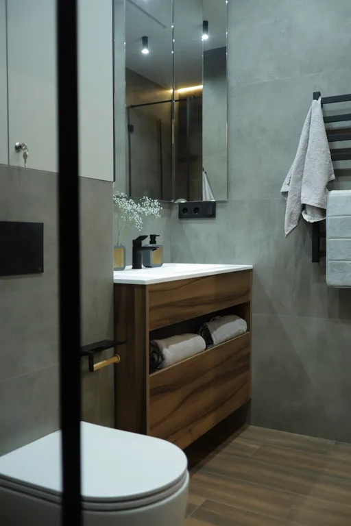 Стильная квартира с кинопроектором