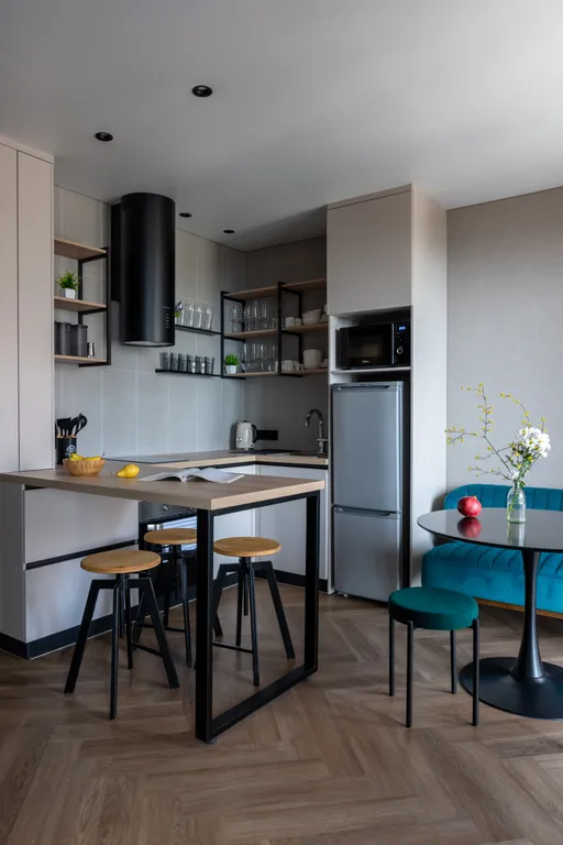 Апартамент с видом на море и горы, элегантность и комфорт