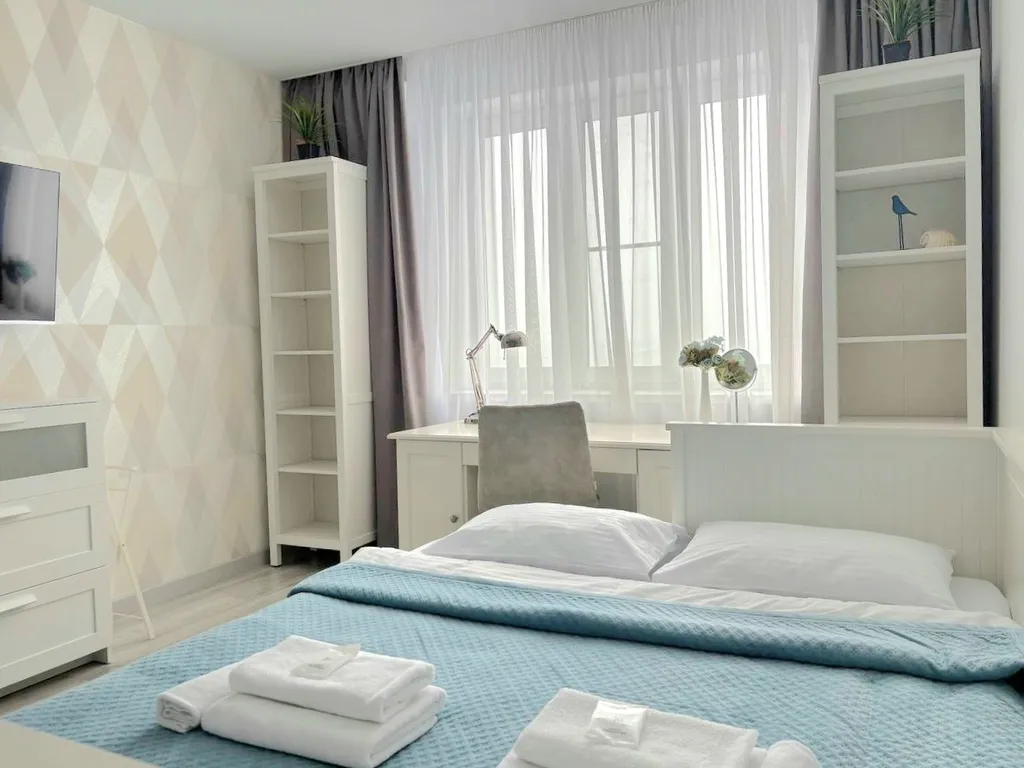 Премиум с красивым видом на город, 2 кондиционера, 2 ТВ, гостин.сервис