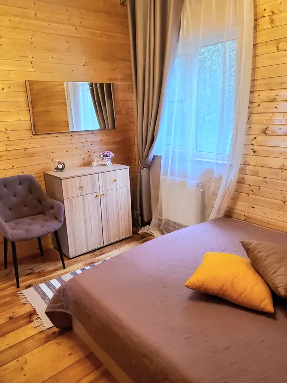 Дизайнерский домик на семейной экоферме в Немцово