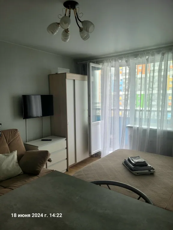 Уютная трёхместная студия недалеко от метро