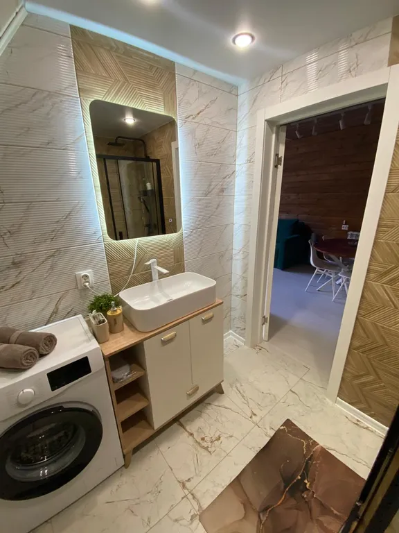 Коттедж Дом в лесу с баней на дровах и горячим фурако — Казань