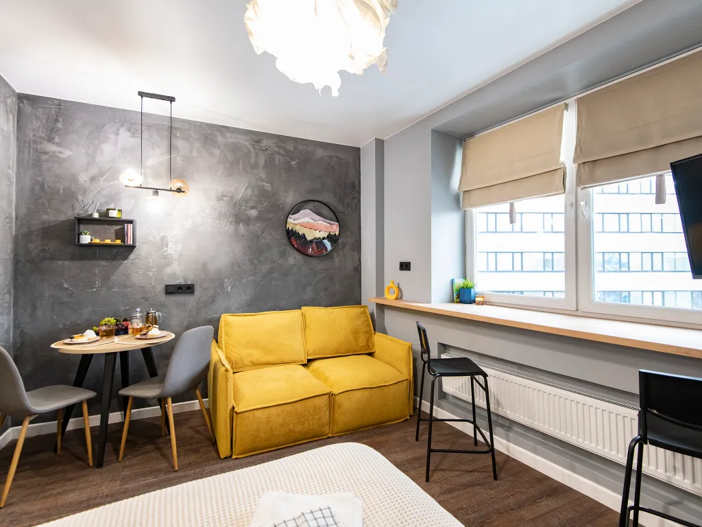 Forest studio для 2-4 гостей в центре города