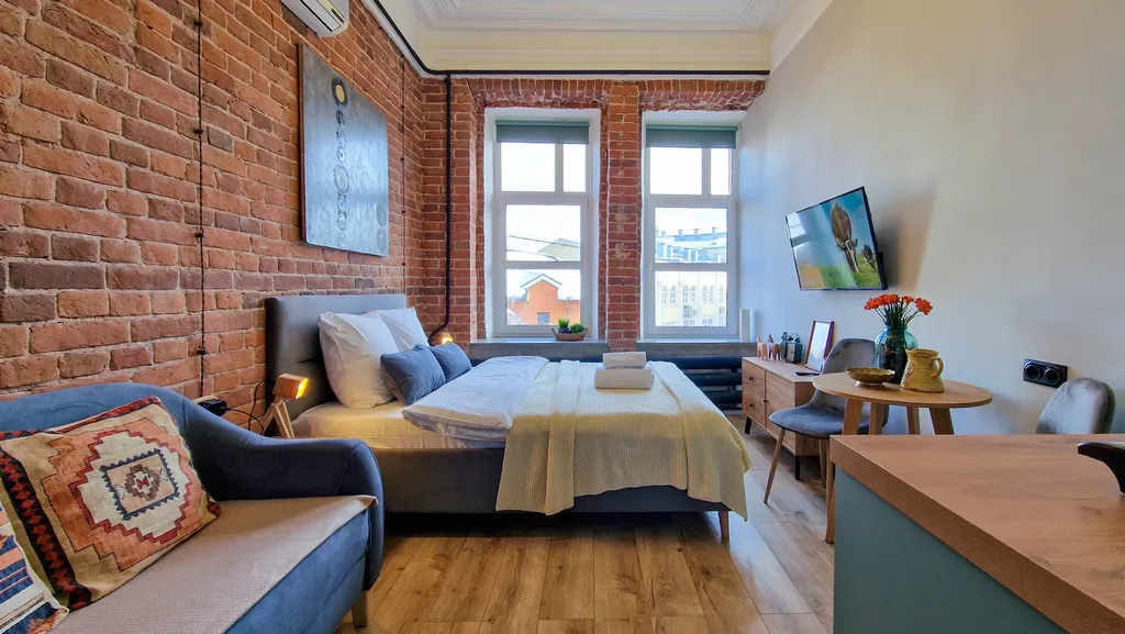 Квартира Квартира GoldenRing-Apartments: Студия с видом на Филармонию и башню — Ярославль