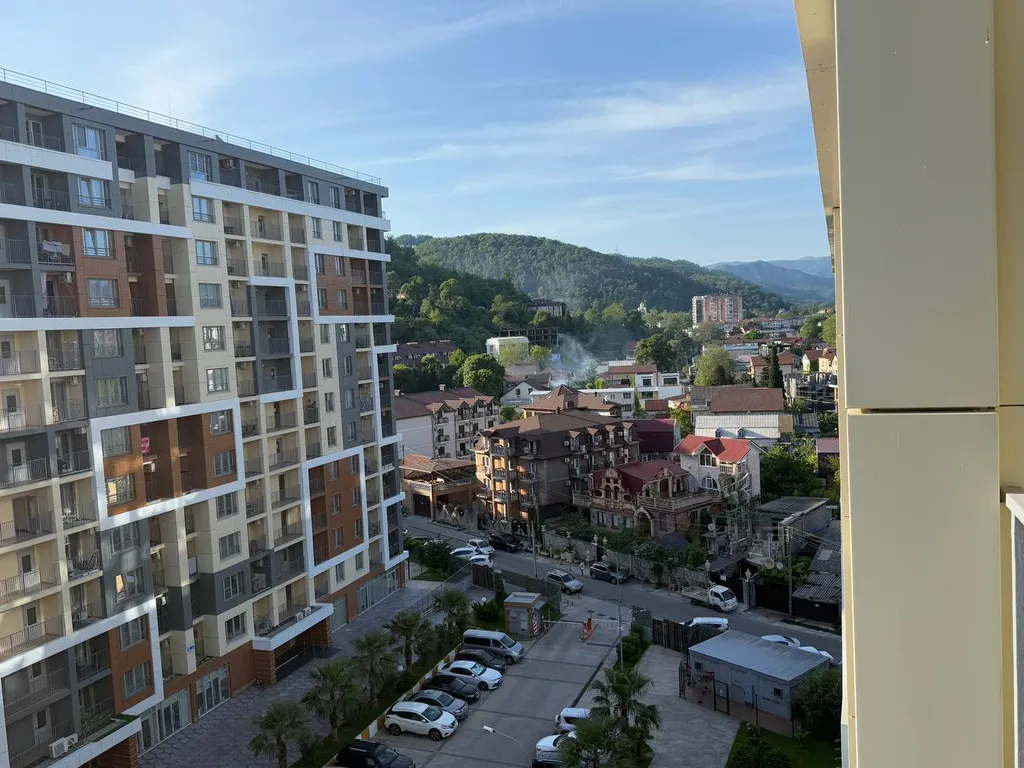 Стильная евродвушка, вид на горы, балкон