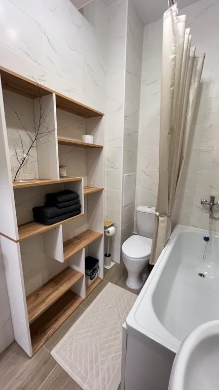 Стильные однокомнатные апартаменты в тихом районе