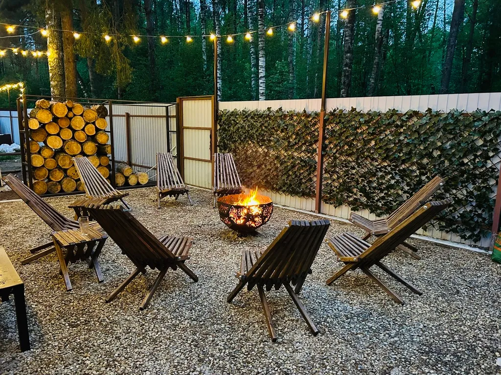 Большой дом в лесу с баней, чаном и сап бордами – для отдыха и праздника
