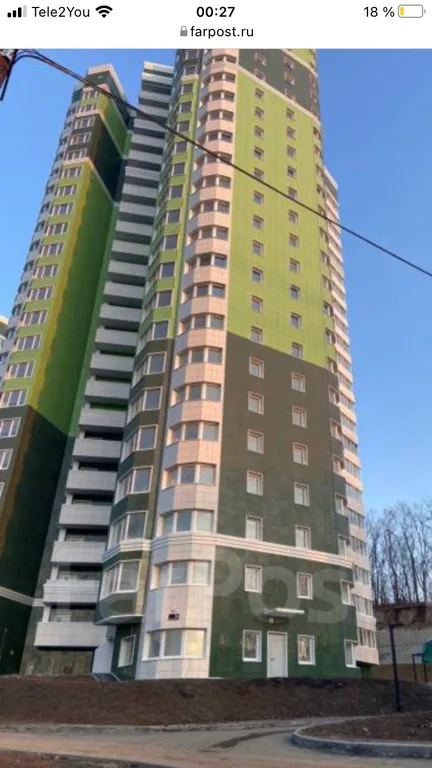 Квартира Уютная однокомнатная квартира в ЖК Изумрудный квартал — Владивосток