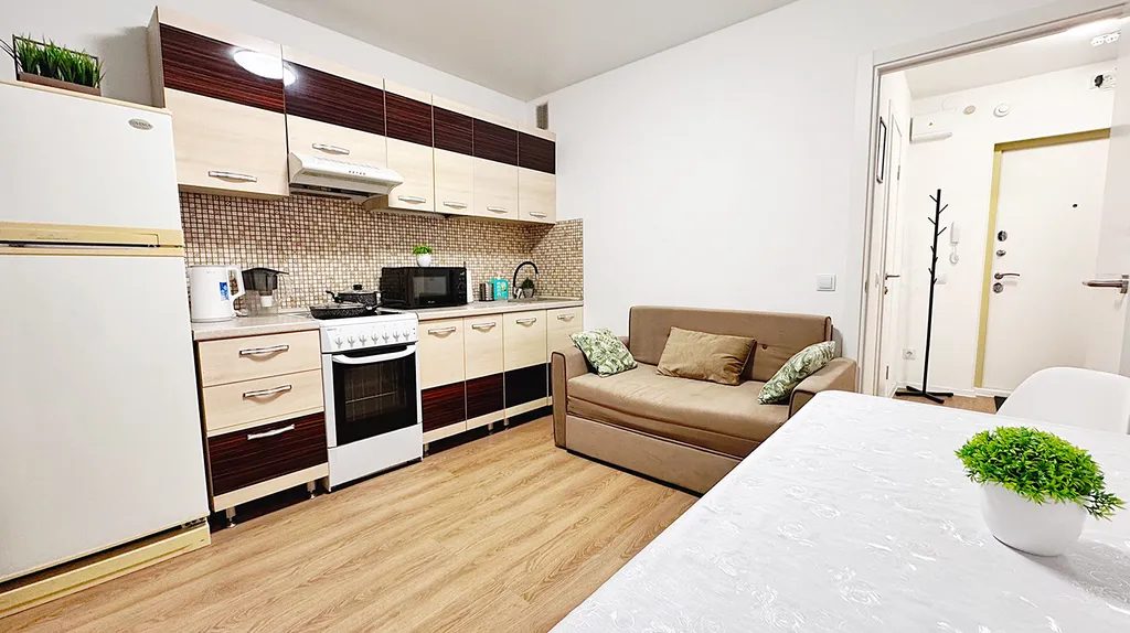 Квартира Апартаменты ЖК Новое Колпино с красивым балконом — Колпино