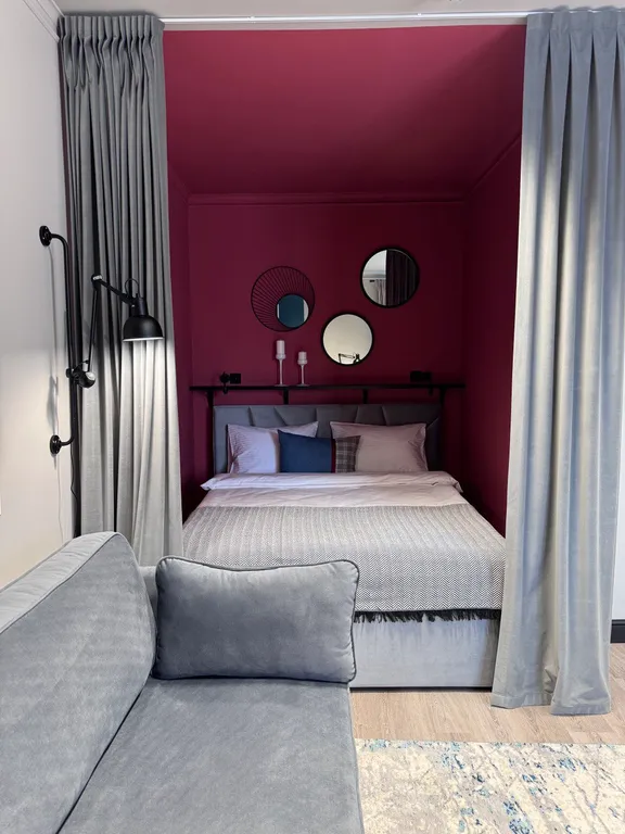 Стильные дизайнерские апартаменты на берегу реки Волга